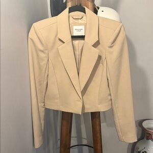 Abercrombie & Fitch Cream Blazer